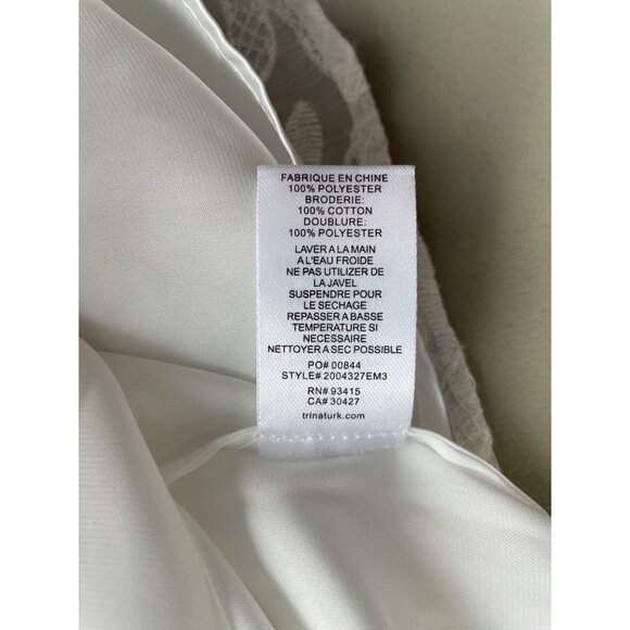 Trina Turk Milian Maxi Dress Size Medium Embroidered Sleeveless Halter Neck Boho - Picture 5 of 9